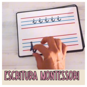Pautas de escritura Montessori