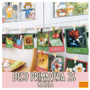 Decoració de primavera per a l’aula – recurs visual educatiu