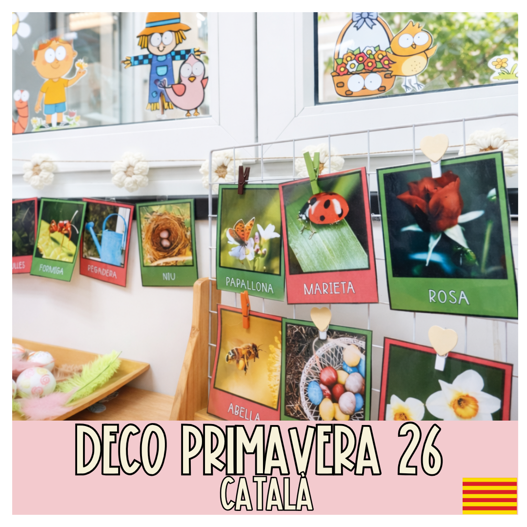Decoració de primavera per a l’aula – recurs visual educatiu