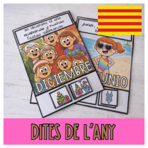 Rimes dels mesos de l’any amb pictogrames